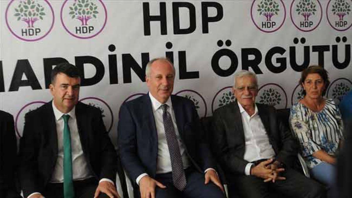CHP ve HDP'den karlkl ziyaretler... Muharrrem nce'den Ahmet Trk'e: Desteimiz sizinle