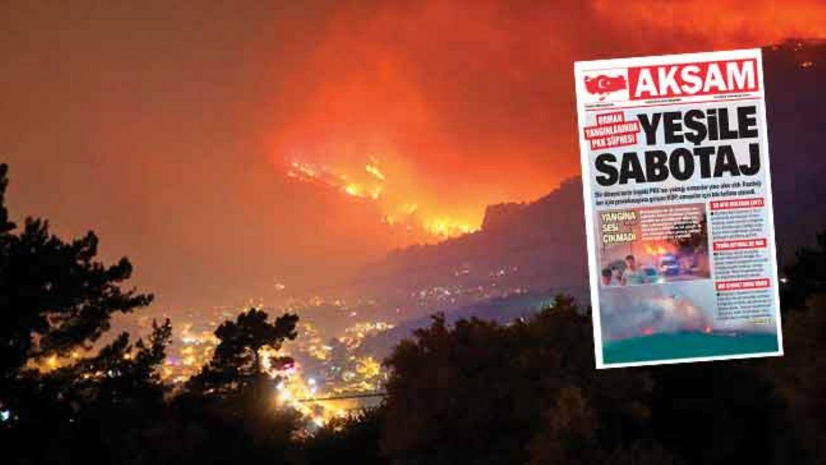 Orman yangınlarını PKK üstlendi
