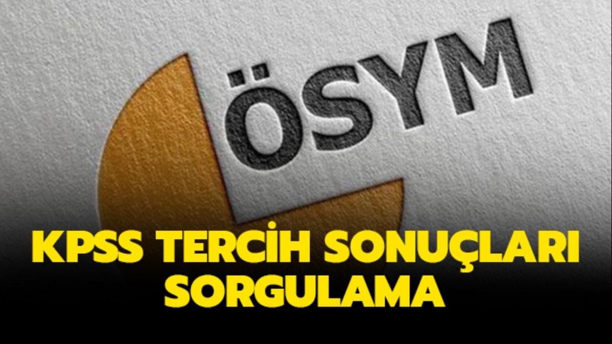 KPSS tercih sonular belli oldu! Salk Bakanl KPSS 2019-4 tercih sonular sorgulama sayfas