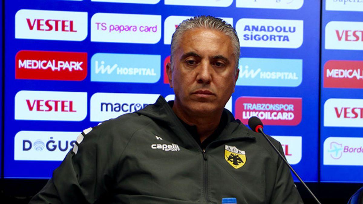 AEK'nin teknik sorumlusu Nikos Kostenoglou: Trabzonspor'u elememiz mucize olur