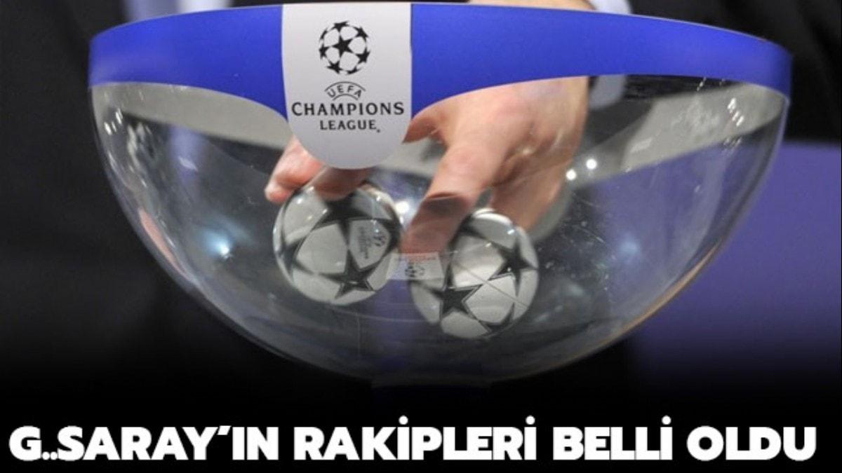 Galatasaray'n ampiyonlar Ligi'ndeki rakipleri ve fikstr belli oldu