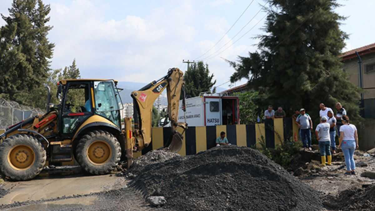 Hatay'da su kesintisi 10 mahalleyi olumsuz etkiledi