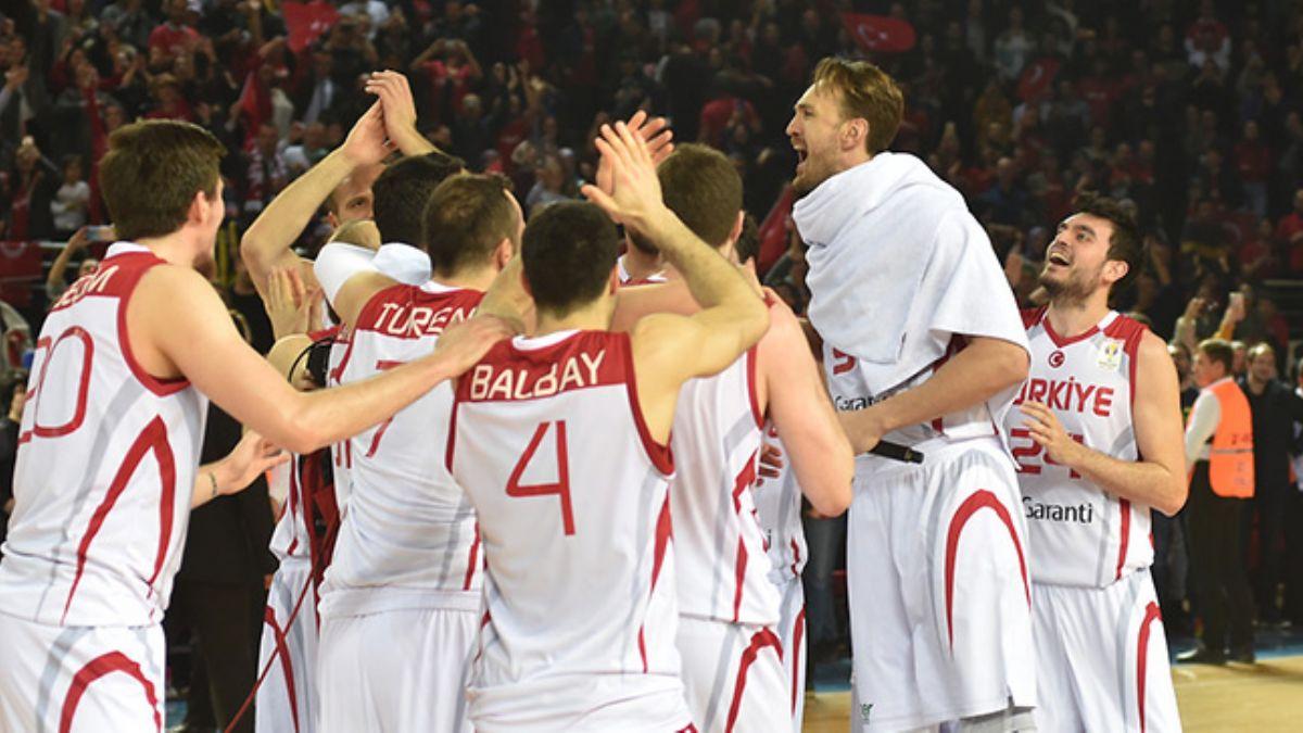 A Milli Erkek Basketbol Takm'nn 12 kiilik kadrosu akland