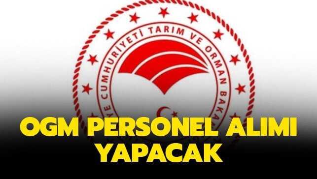Tarım ve Orman Bakanlığı 5 bin personel alımı yapıyor!