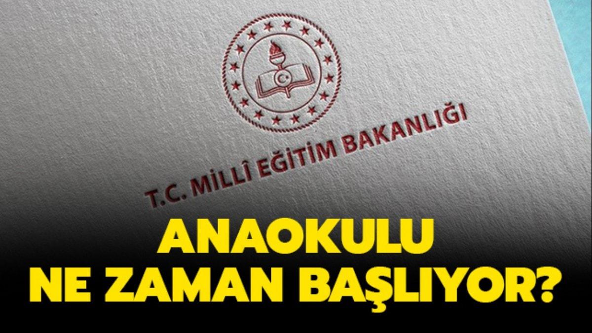 Anaokullar ne zaman balyor"  MEB Anaokulu eyll aynn kanda alyor"