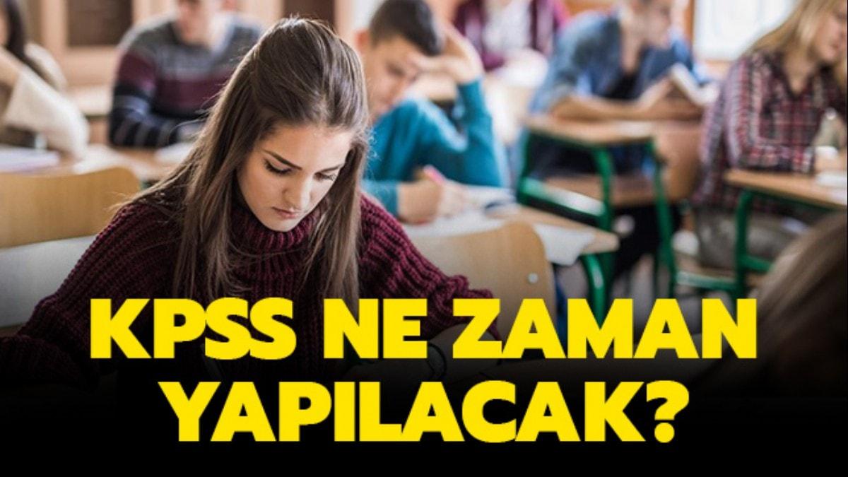 KPSS ne zaman yaplacak"  