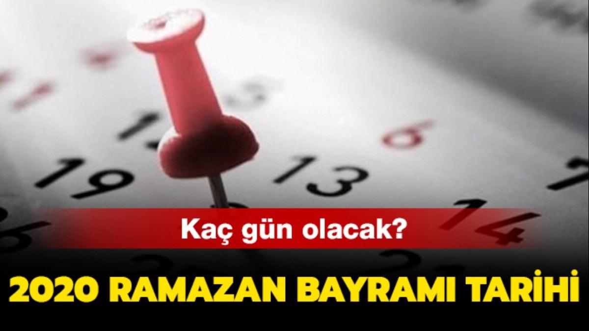 Ramazan Bayram ka gn olacak"  