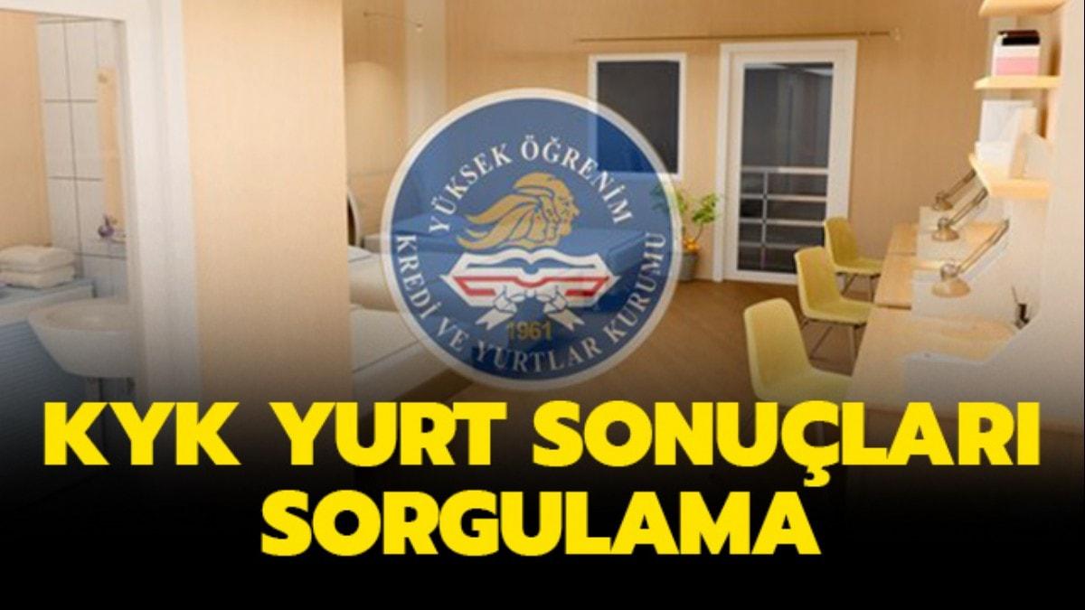 te KYK yurt yedek sonular