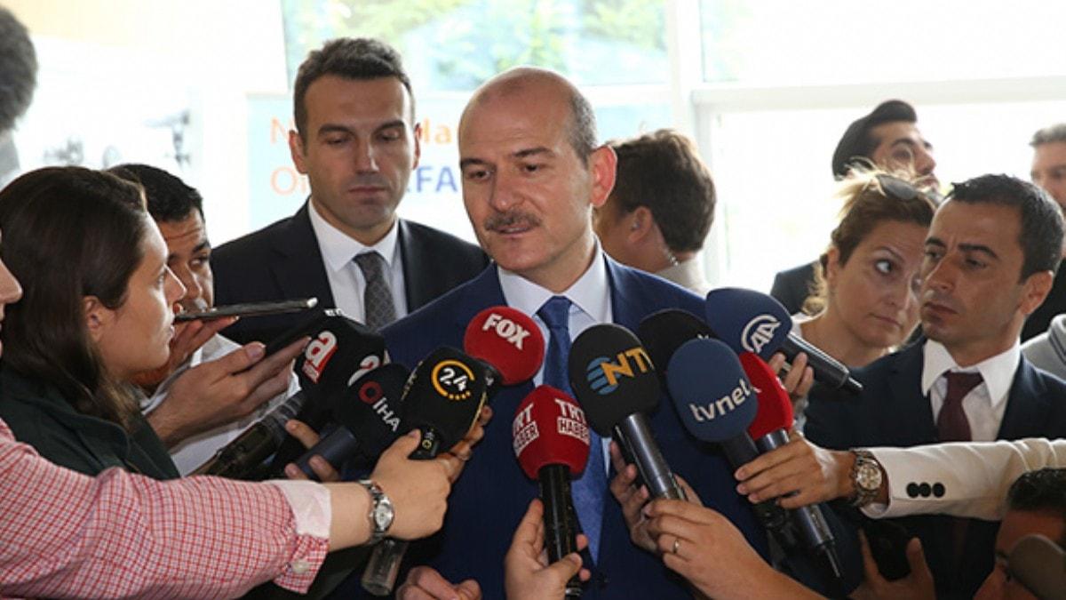 Bakan Soylu'dan stanbul'a kayyum atanacak m" sorusuna yant