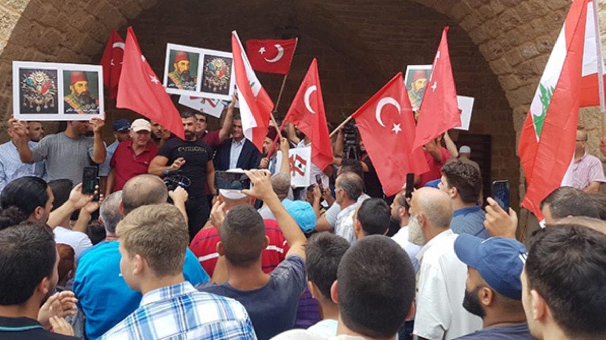 Lbnan Cumhurbakan'nn Osmanl'ya ynelik skandal aklamalar protesto edildi