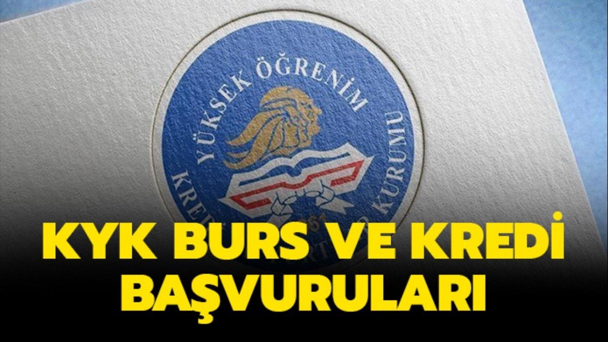 KYK burs bavuru tarihleri iin heyecanl bekleyi