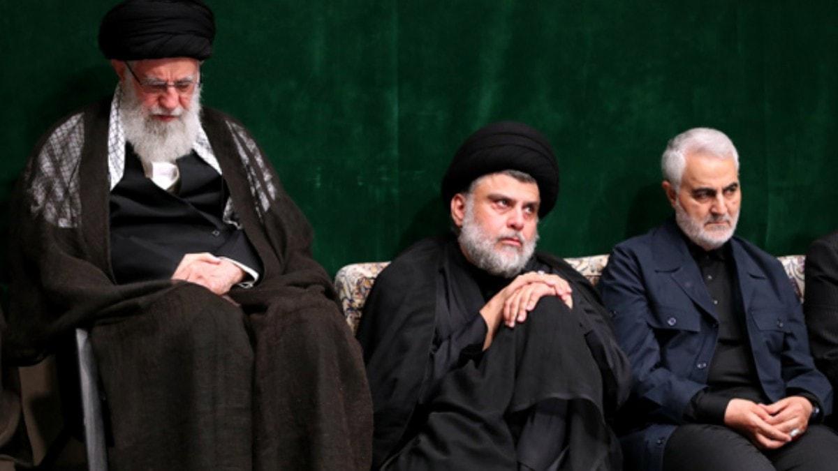 Sadr, ran'da Hameney ve Sleymani ile grld