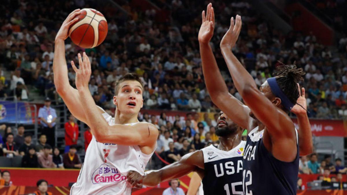 2019 FIBA Dnya Kupas'nda Srbistan, ABD'yi yenip 5.'lik ma oynamaya hak kazand