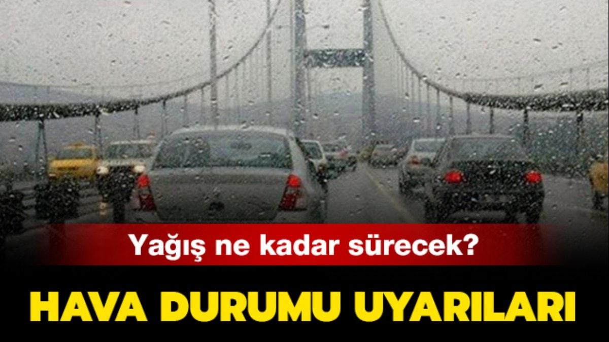 stanbul hava durumu Meteoroloji uyard: 13 Eyll stanbul bugn hava durumu nasl"