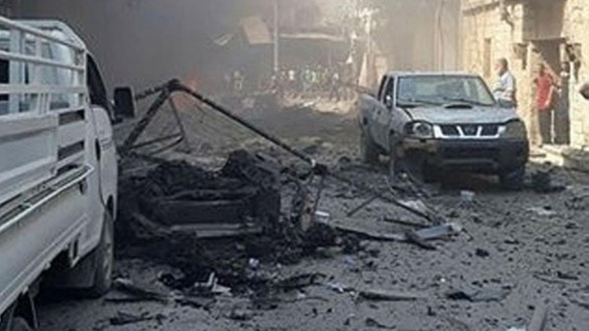 Afrin'de bombal saldr: 13 sivil yaraland