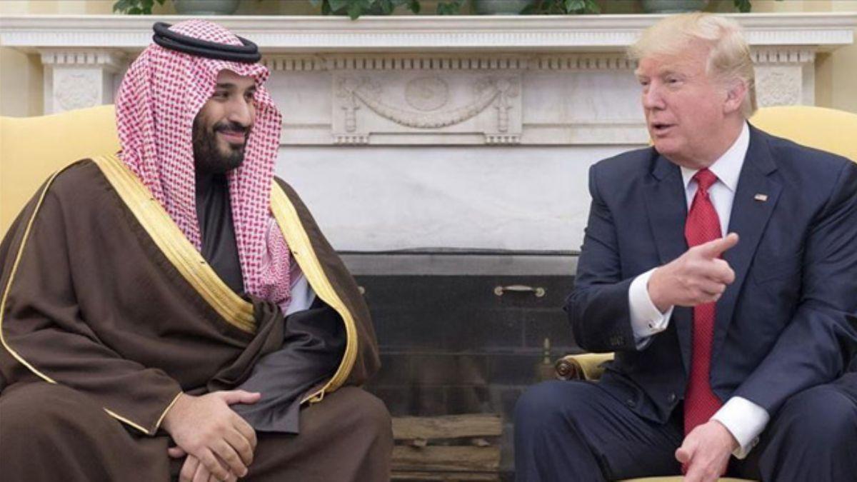 Trump Suudi Veliaht Prens bin Selman'la grt