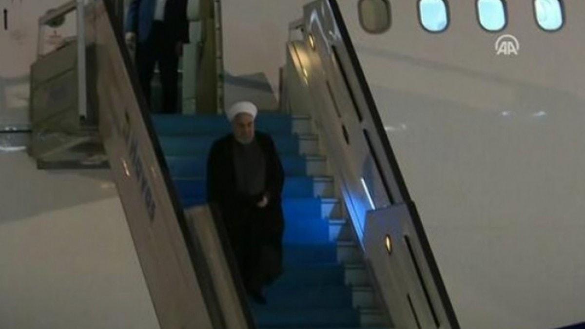 ran Cumhurbakan Hasan Ruhani Ankara'ya geldi!