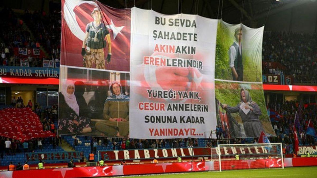 Trabzonspor tribnlerinden Diyarbakr'daki annelere destek