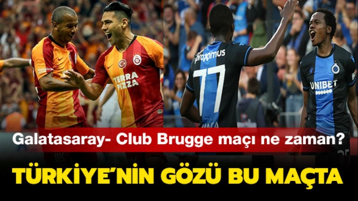 GS Club Brugge mahangi kanalda" Galatasaray Club Brugge ma saat kata" te muhtemel 11 