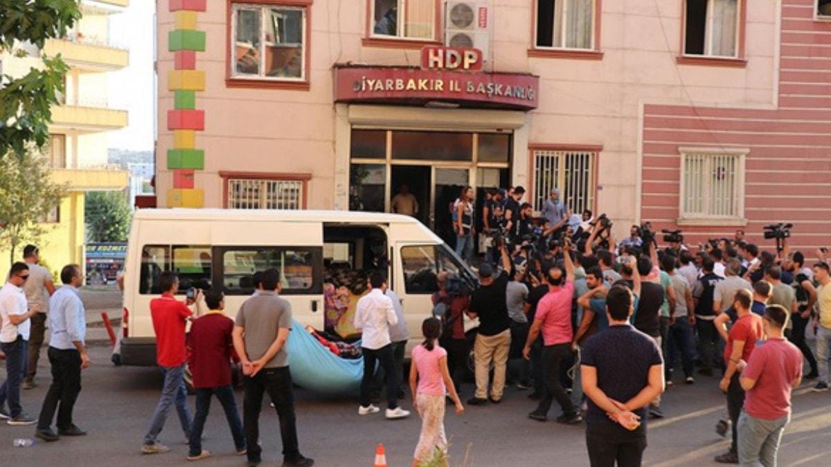 HDP binasndan karlan battaniyelere ailelerden sert tepki