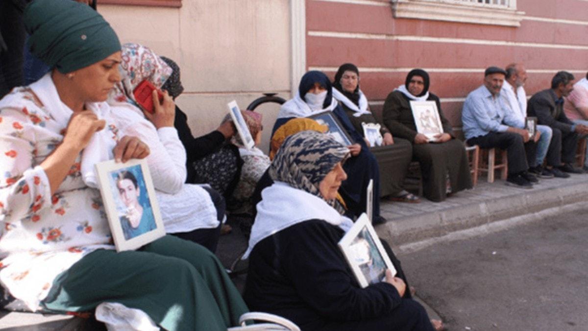 HDP nnde oturma eylemi yapan aileyi tehdit eden pheli yakaland