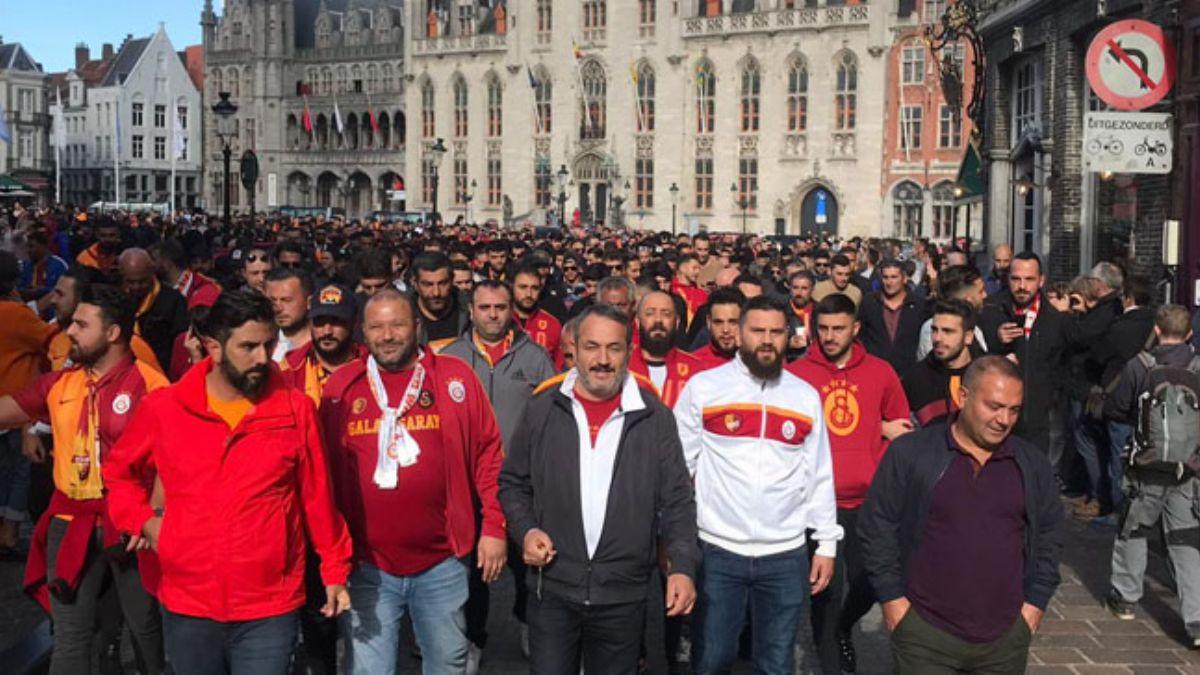 Belika'da Galatasarayl taraftarlar gzaltna alnd