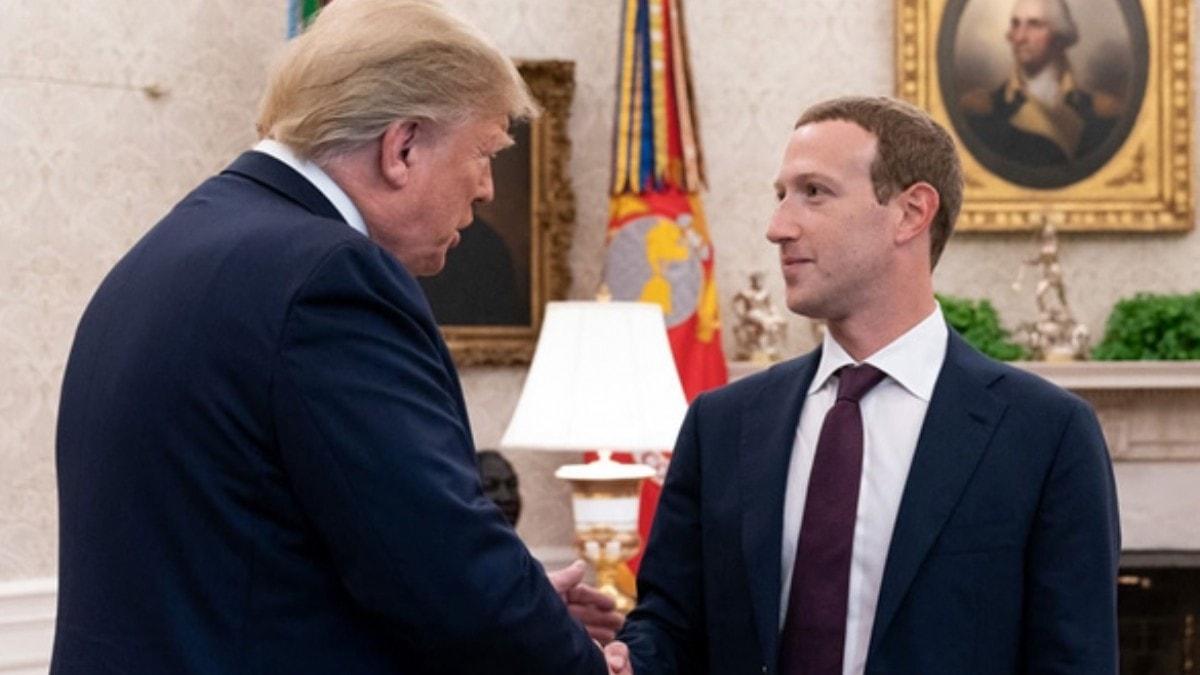 ABD Bakan Trump, Mark Zuckerberg ile grt