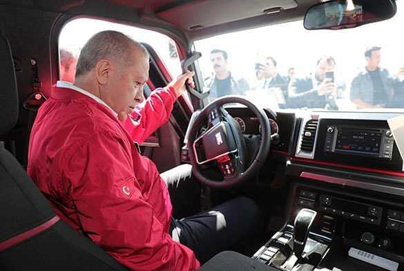 Başkan Erdoğan kullandı! Yerli pikabın ismi belli oldu