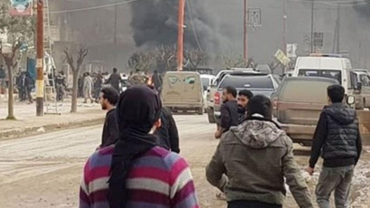 Afrin'de bomba ykl ara saldrs: 2 l