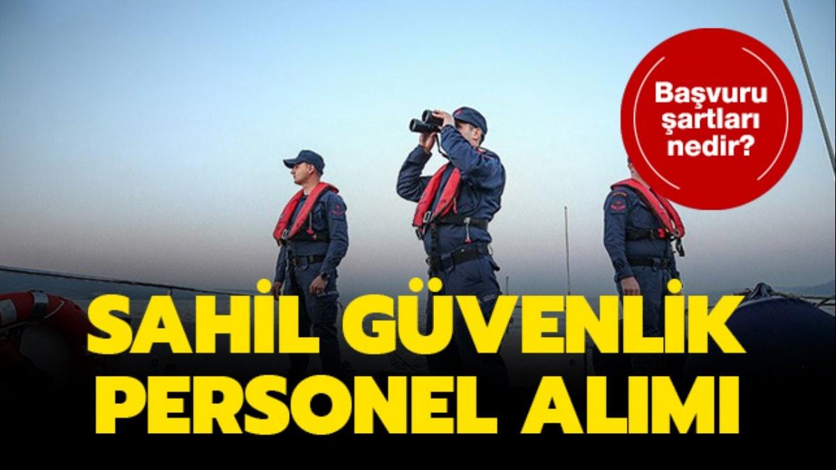 Sahil gvenlik personel alm bavuru sayfas  