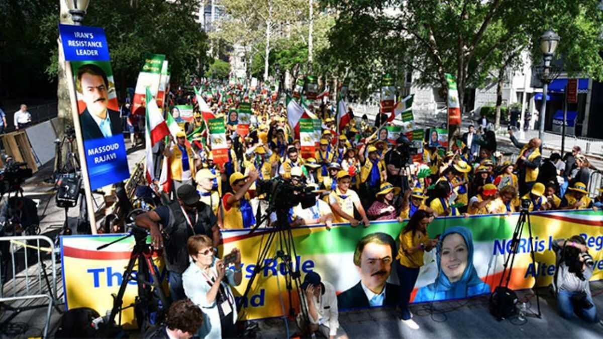 ran Cumhurbakan Ruhani ABD'de protesto edildi  