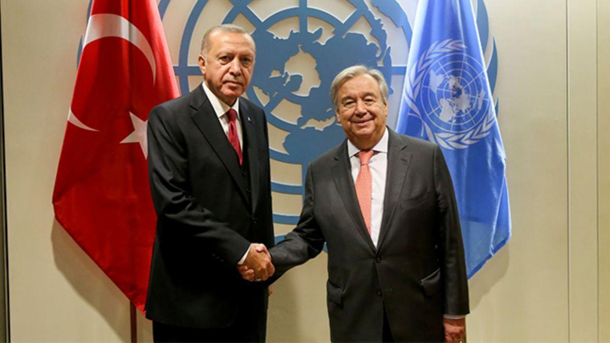 Erdoan-Guterres grmesiyle ilgili BM'den aklama