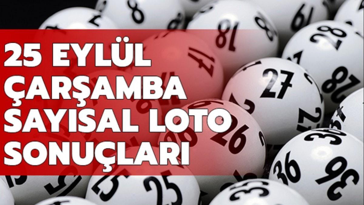 25 Eyll 2019 Saysal Loto ekili sonular 