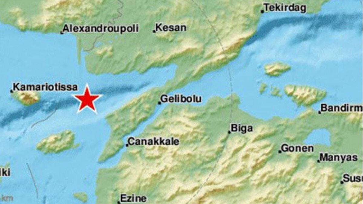 Son dakika haberi... Ege'de 3.9 byklnde deprem