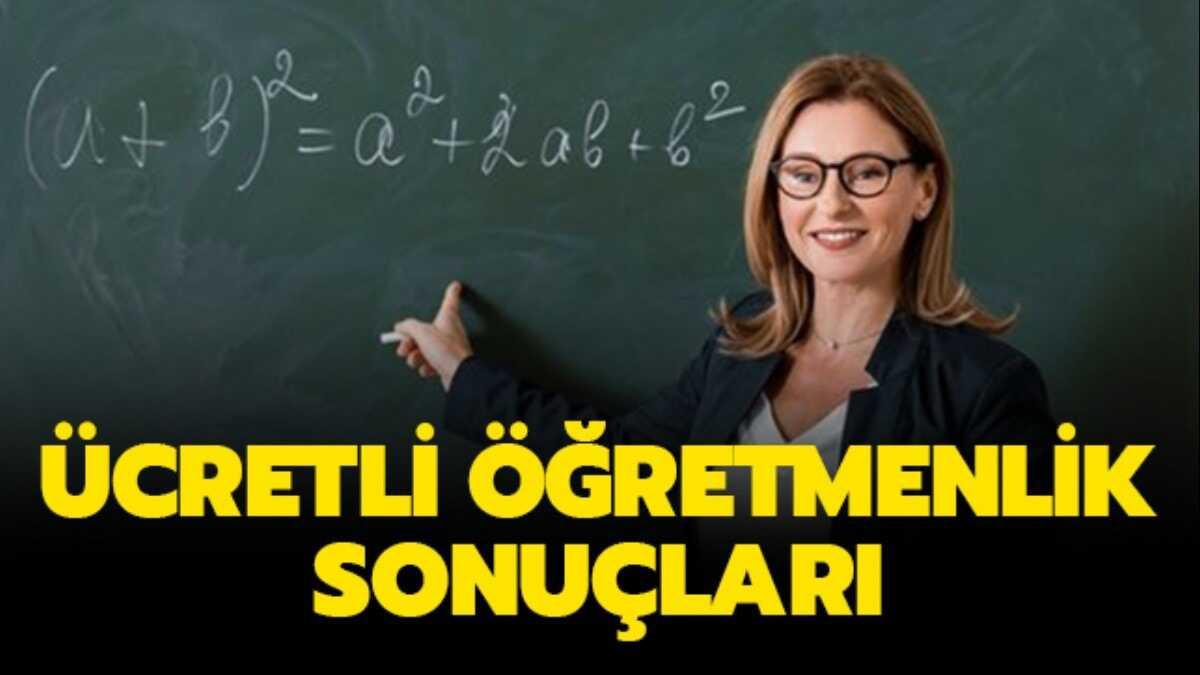 cretli retmenlik sonular iin geri saym!  