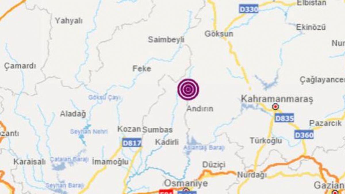 Son dakika haberi...Kahramanmara'ta 3.4 byklnde deprem