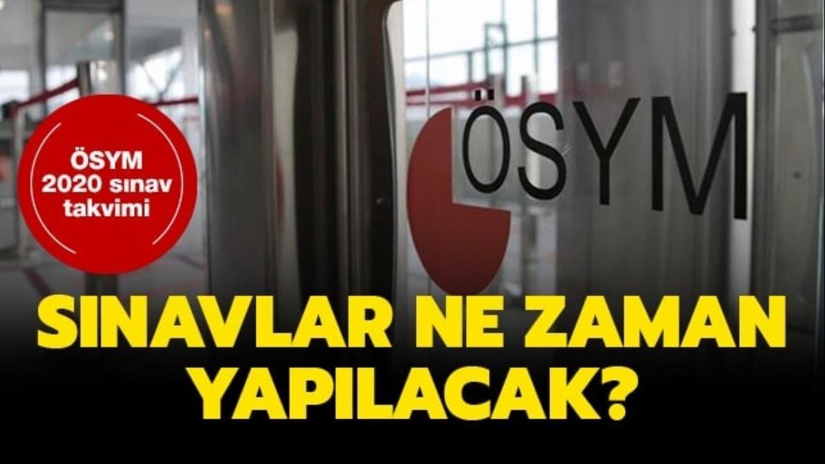 YKS, DGS, KPSS 2020 bavuru tarihleri ne zaman"  