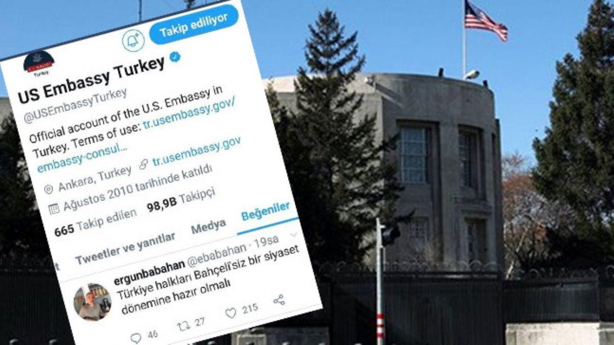 ABD bykeliliinden tweet rezaleti! Trkiye'den tepki yayor