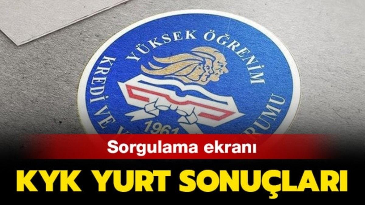 KYK 9. yedek yurt sonular akland