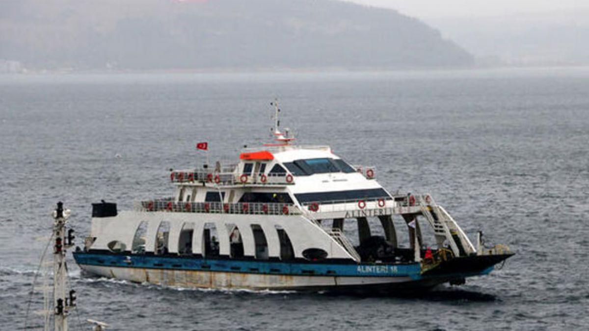 Gkeada'ya baz feribot seferleri iptal edildi