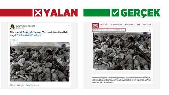 Terör örgütü yanlılarından 'Barış Pınarı Harekatı' manipülasyonu