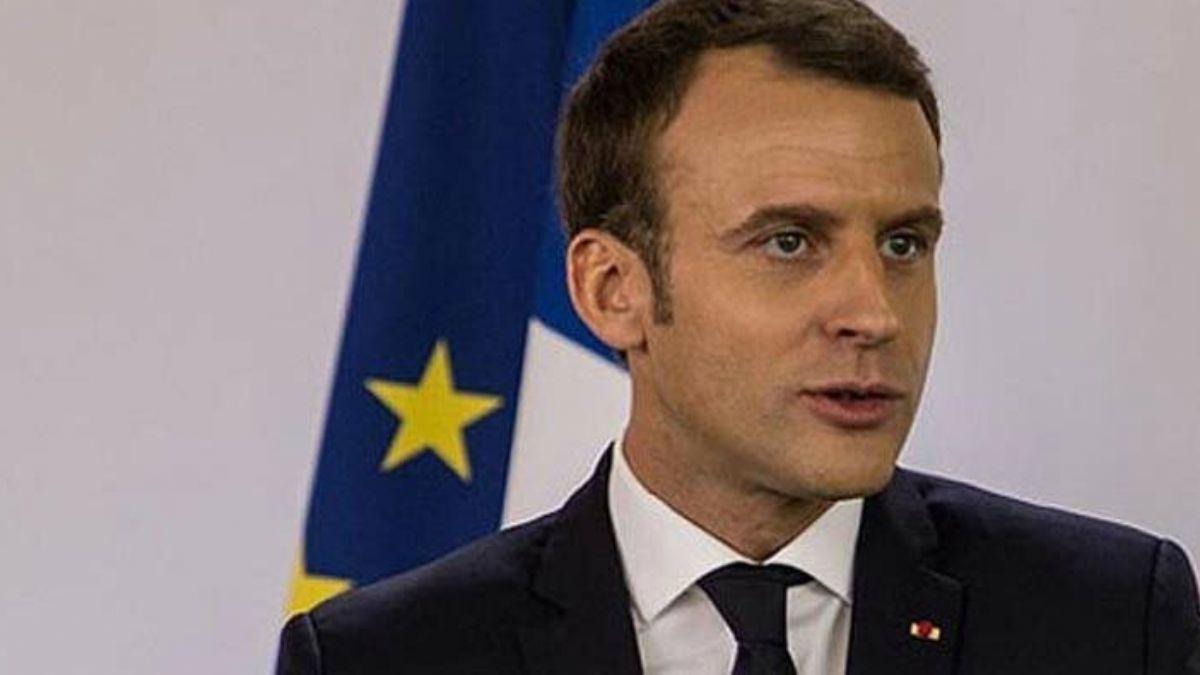 Macron'dan skandal grme! Terristlerle dayanma halindeler
