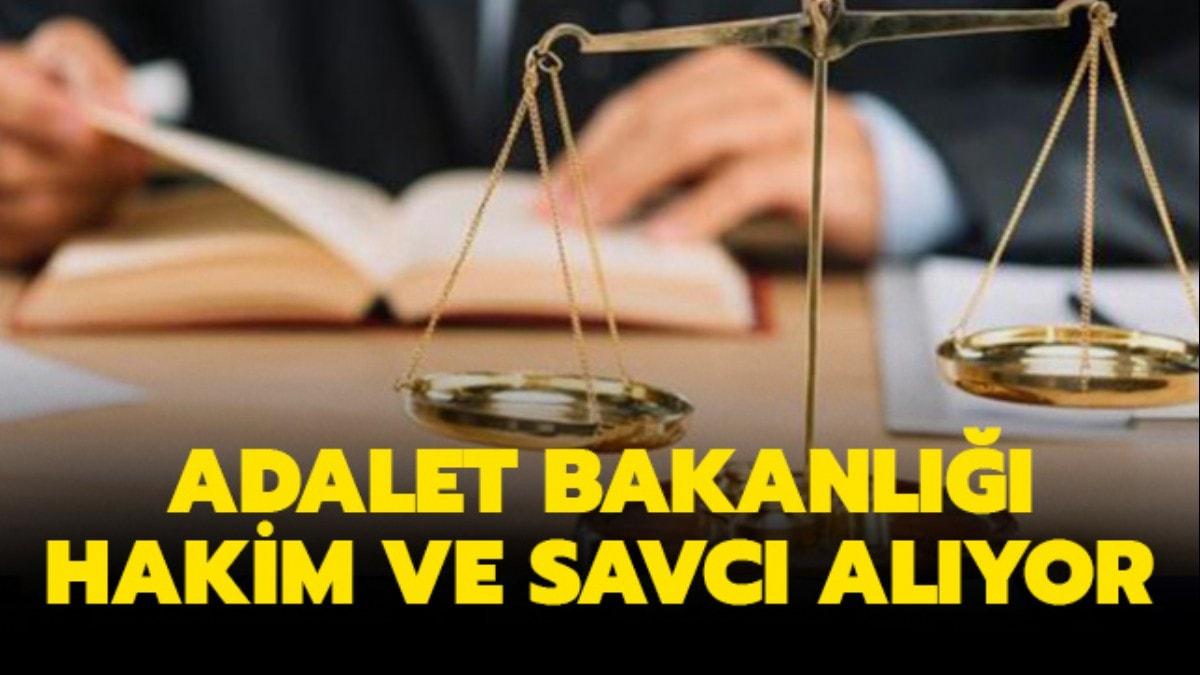 Adalet Bakanl hakim savc alm yapyor! Bavurular ne zaman" 