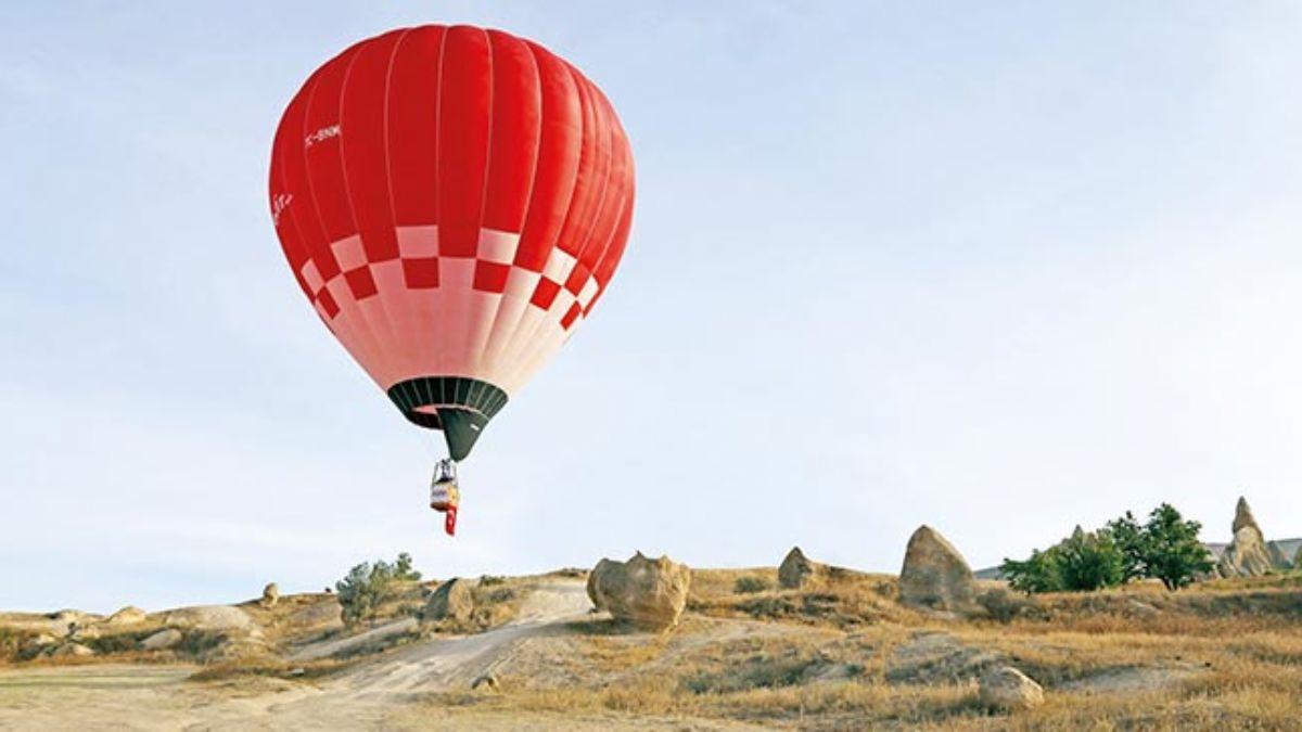 Kapadokya'nn ilk yerli scak hava balonu utu