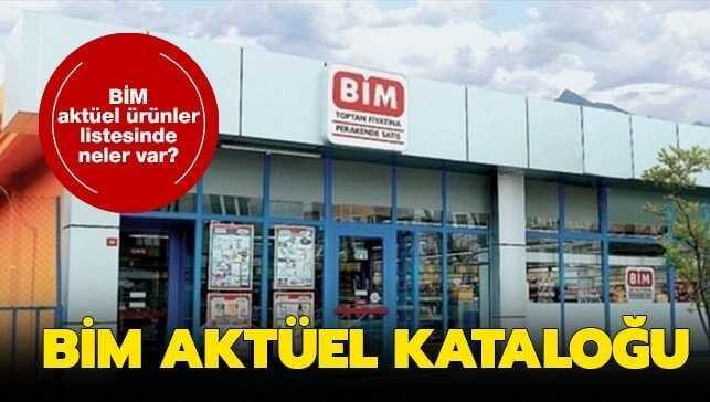 15 Ekim 2019 BİM aktüel ürünler kataloğunda neler var" BİM aktüel ürünleri sizlerle..
