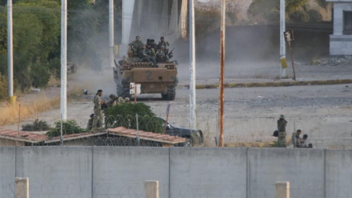 Harekattan son dakika grntleri... Tel Abyad kontrol altnda! SMO askerleri M4 karayolunda konuland