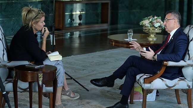 Fuat Oktay, Sky News'e konuştu: Bir terör örgütüyle görüşemez veya pazarlık edemezsiniz