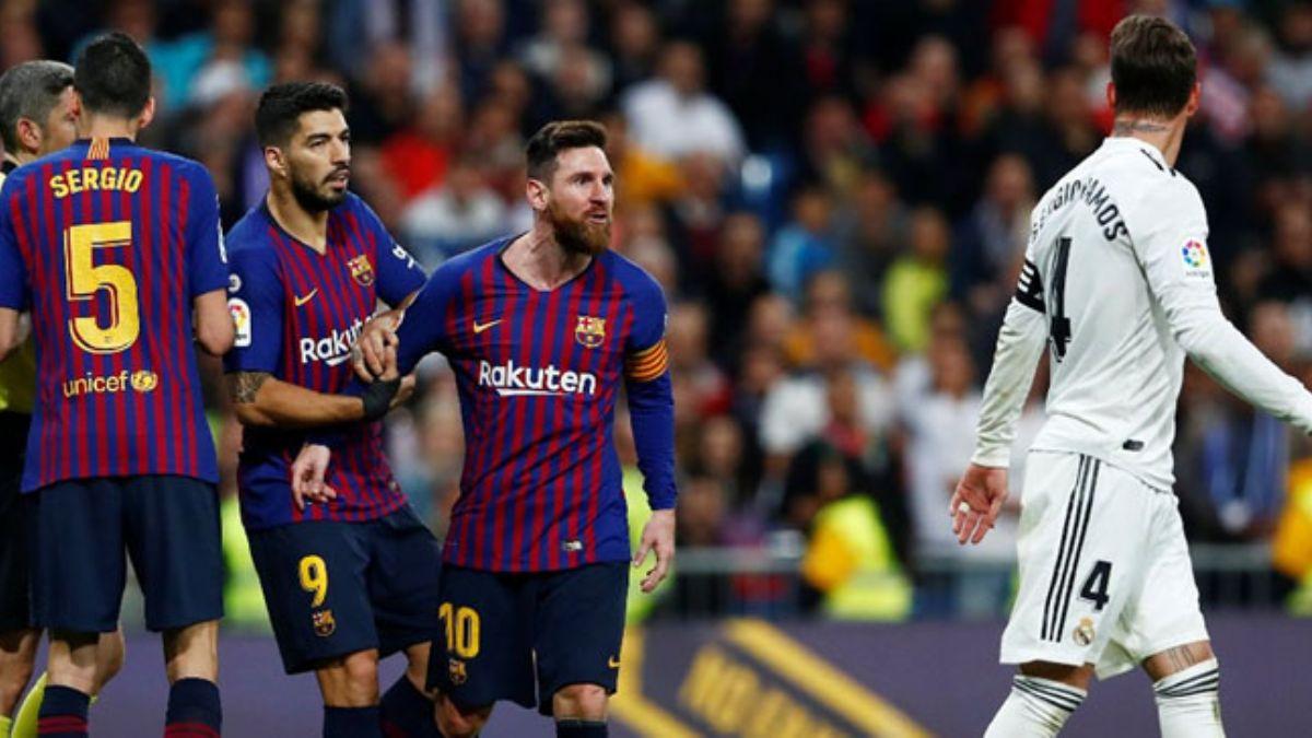 Barcelona - Real Madrid derbisine erteleme karar