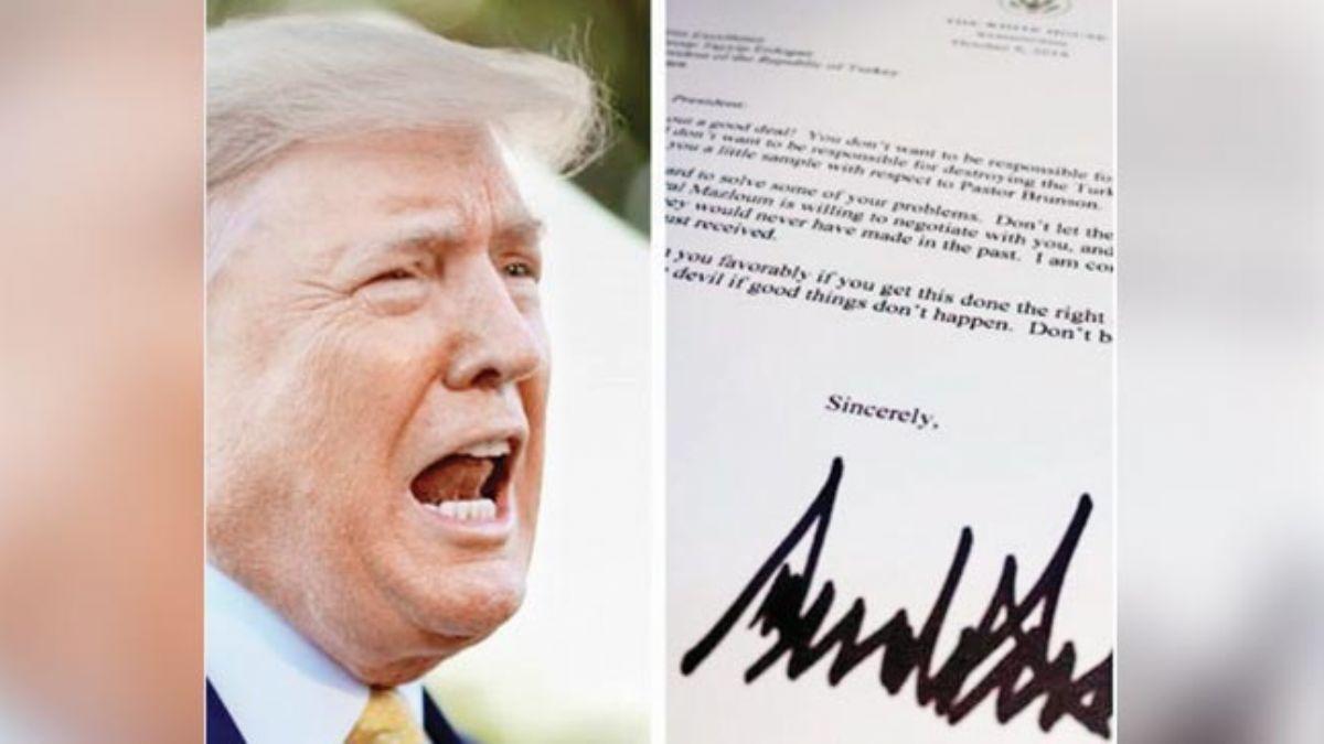 Trump'n mektubuAmerikallar utandrd