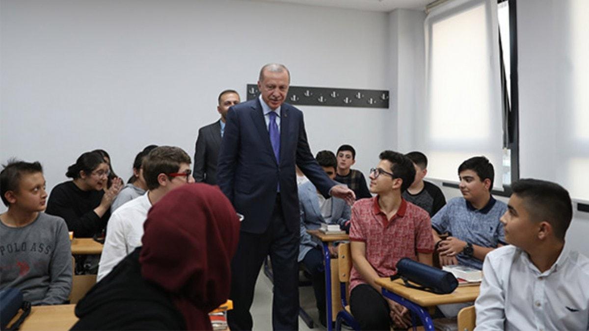 Cumhurbakan Erdoan, Kayseri'de okul al gerekletirdi